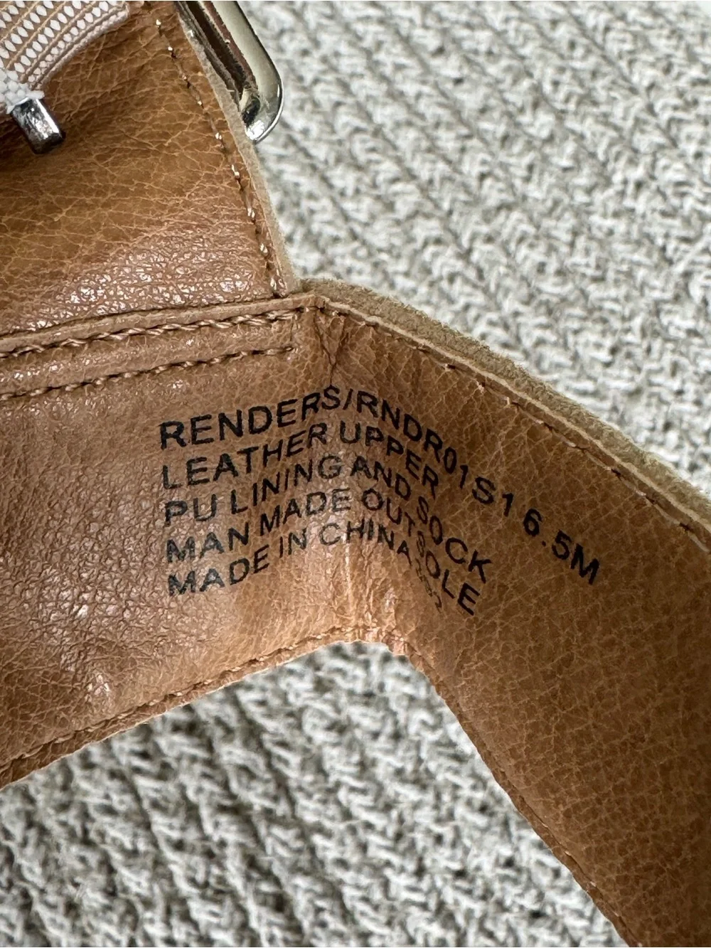 Steve Madden Beige Tan Genuine Suede Leather Espadrille Wedge Sandals Sz 6.5